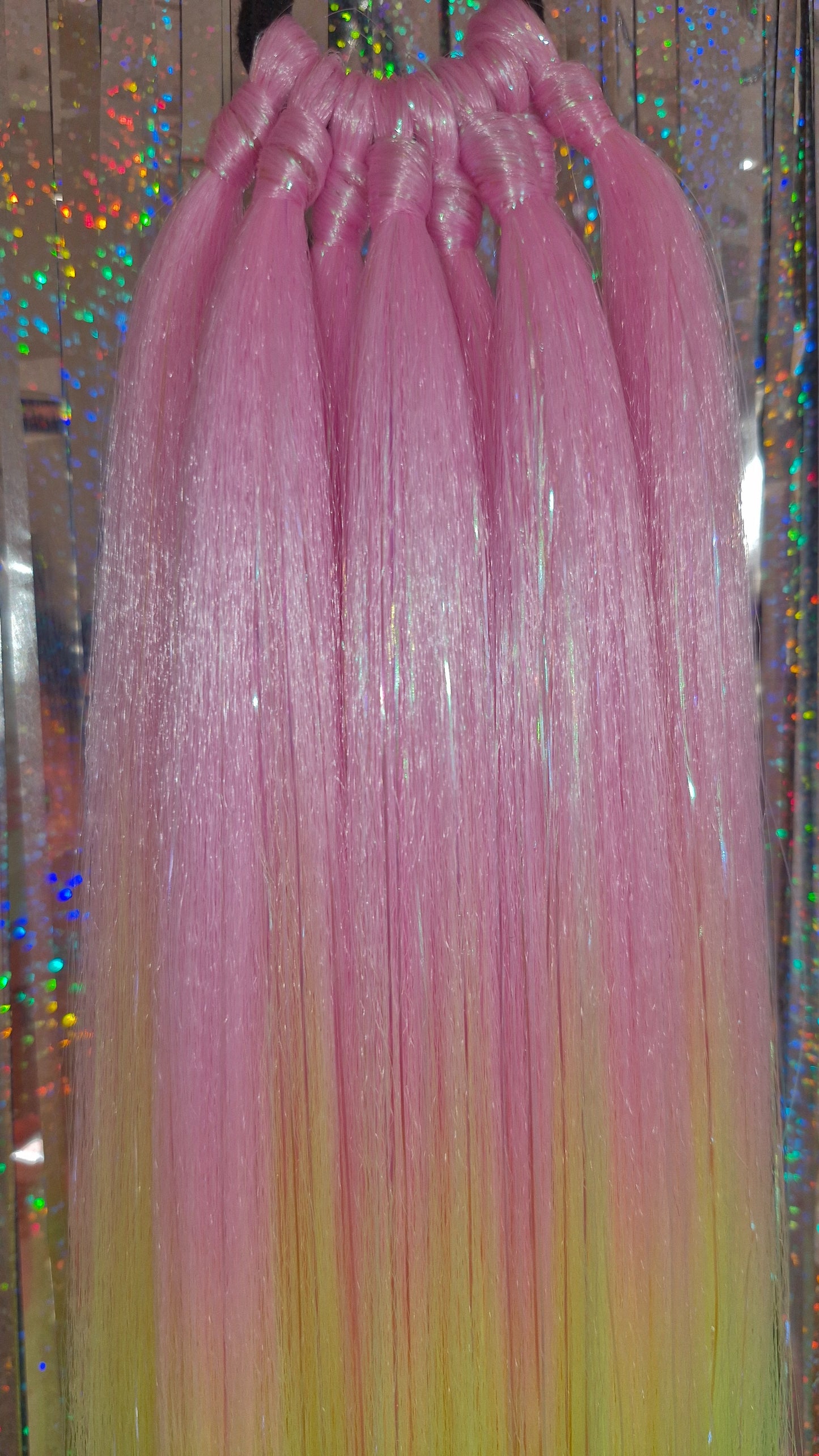 Pastel Rainbow | Sparkle | Ponytail Extension