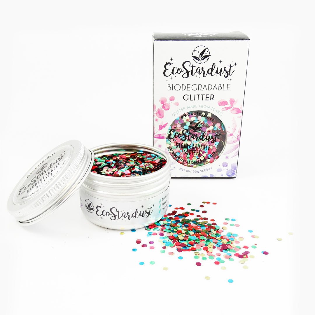 EcoStardust Mega Rainbow Biodegradable Glitter - EcoStardust