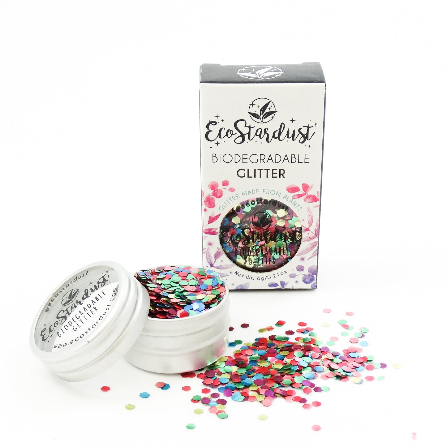 EcoStardust Mega Rainbow Biodegradable Glitter - EcoStardust