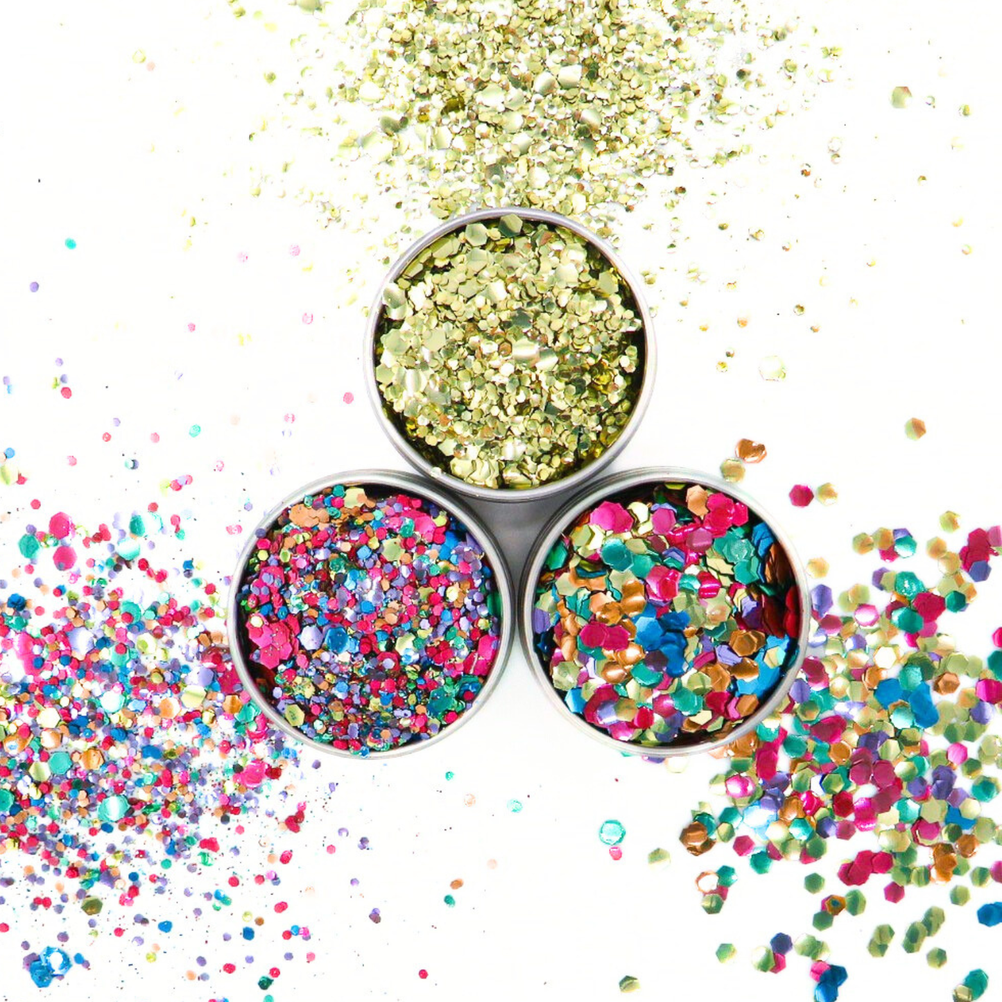 Rainbow Burst Festival Glitter Set | Pride Eco Glitter