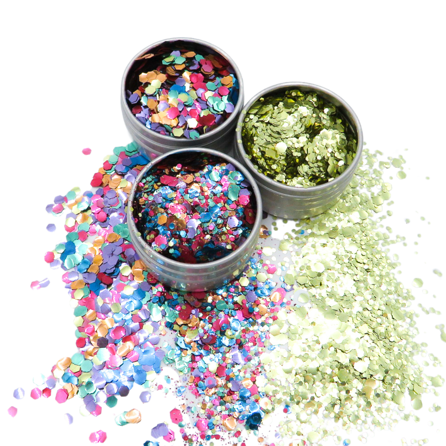 Rainbow Burst Festival Glitter Set | Pride Eco Glitter