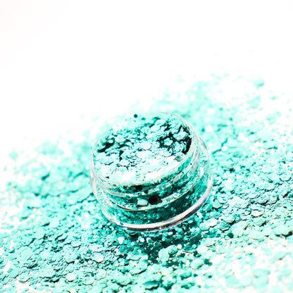 Turquoise Mix Biodegradable Glitter - 5ml Tub