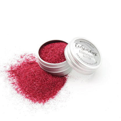 EcoStardust Blush Red Biodegradable Glitter - All Sizes - EcoStardust