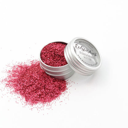 EcoStardust Blush Red Biodegradable Glitter - All Sizes - EcoStardust