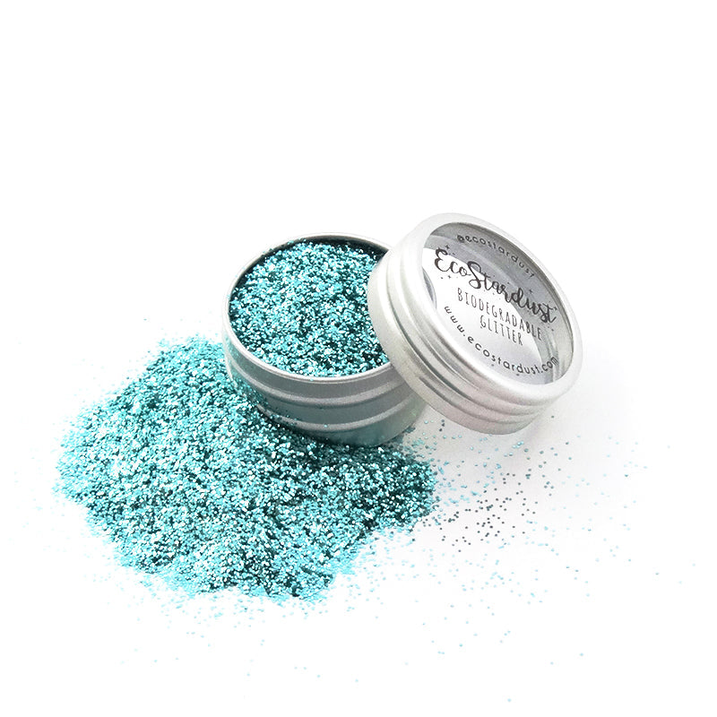 EcoStardust Turquoise Biodegradable Glitter - All Sizes - EcoStardust