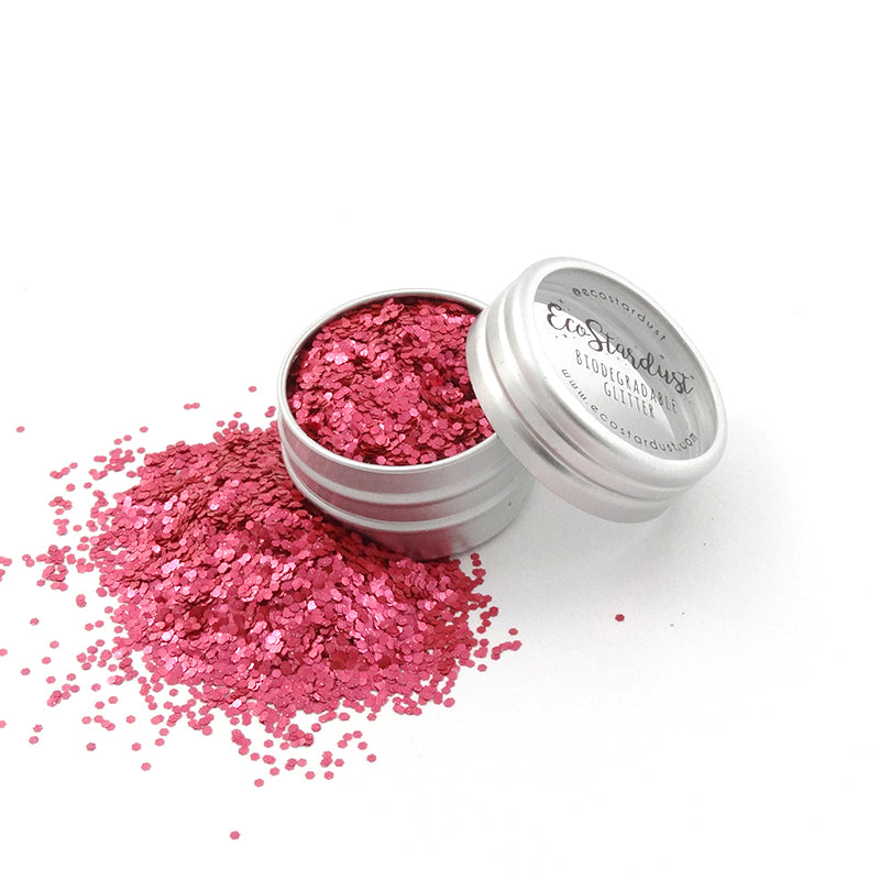 EcoStardust Blush Red Biodegradable Glitter - All Sizes - EcoStardust