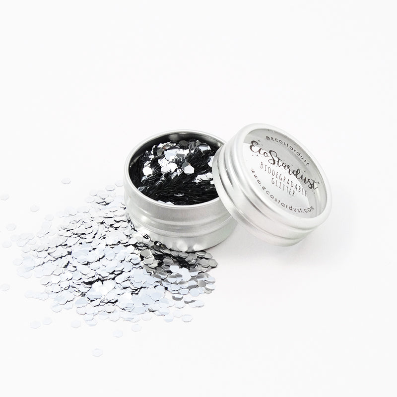 EcoStardust Silver Biodegradable Glitter - All Sizes - EcoStardust