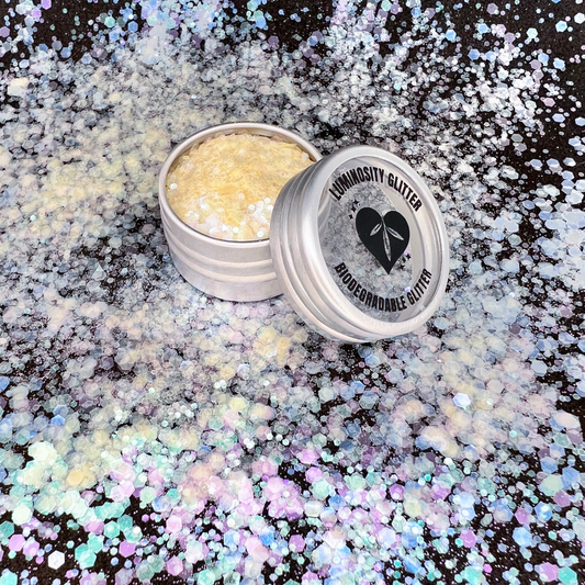 Luminosity Biodegradable Aurora Iridescent Eco Glitter Blend - Bioglitter Opal