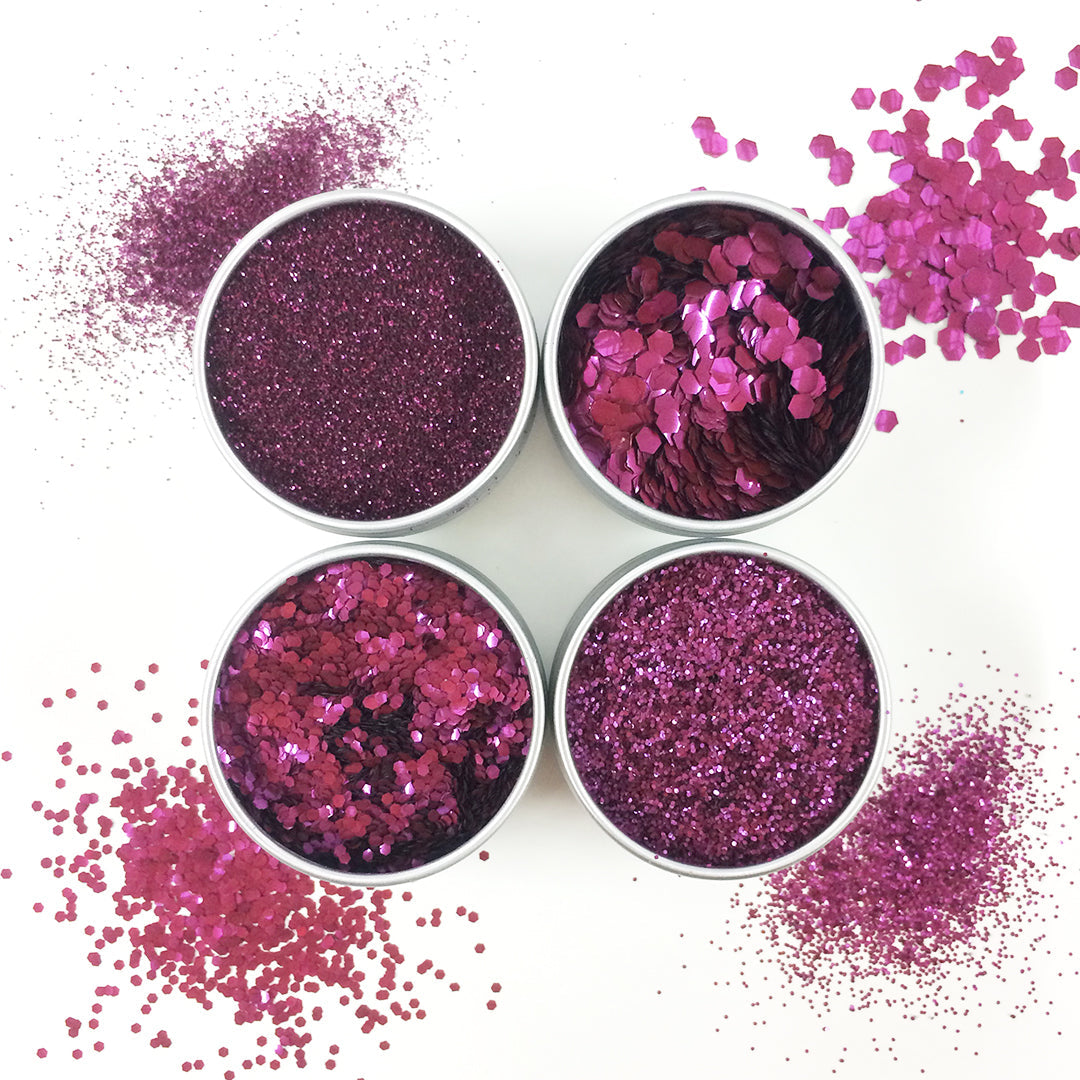 EcoStardust Berry Biodegradable Glitter - All Sizes - EcoStardust