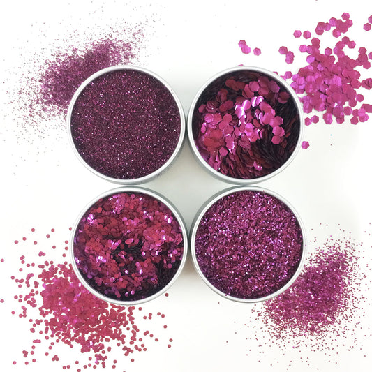 EcoStardust Berry Biodegradable Glitter - All Sizes - EcoStardust