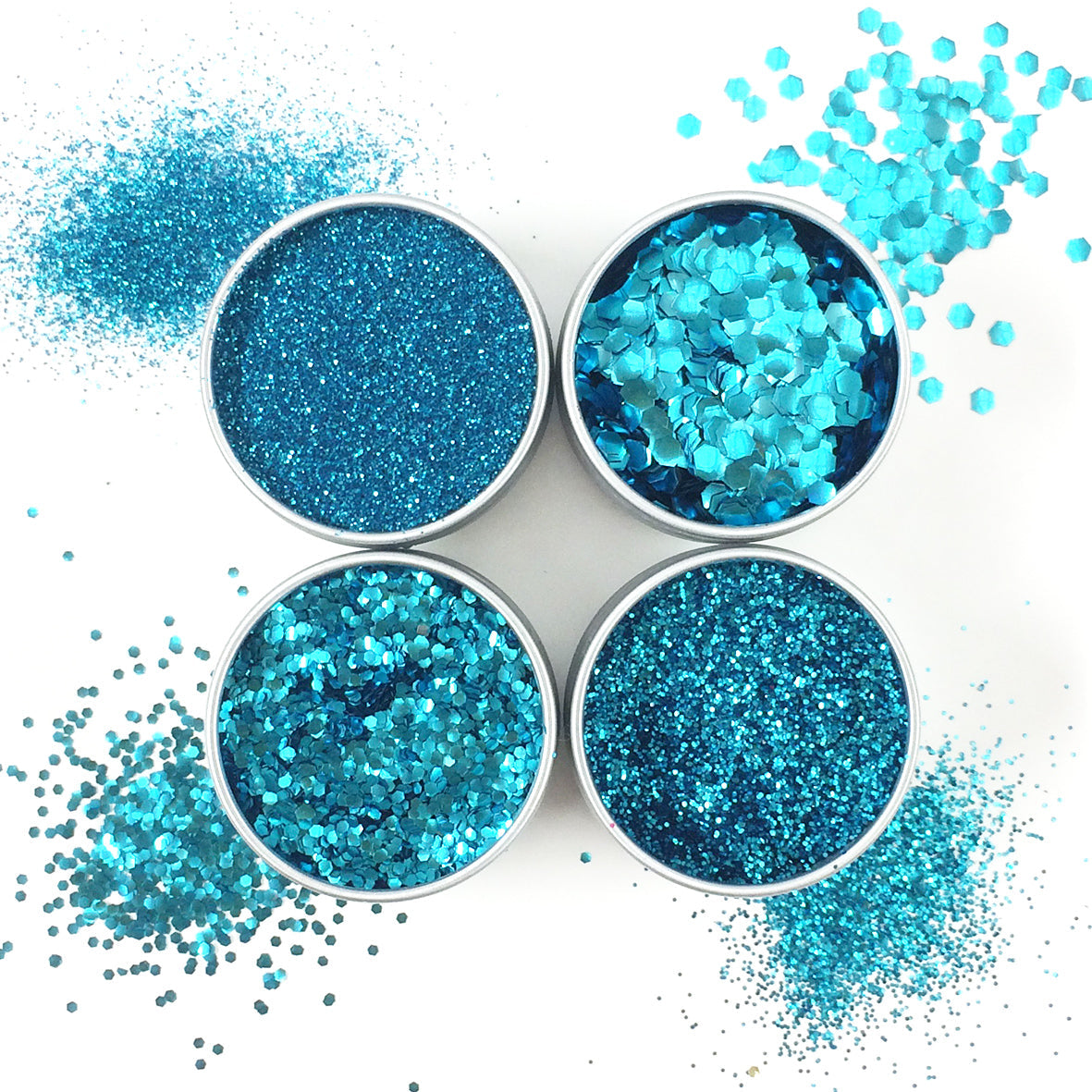 EcoStardust Blue Biodegradable Glitter - All Sizes - EcoStardust