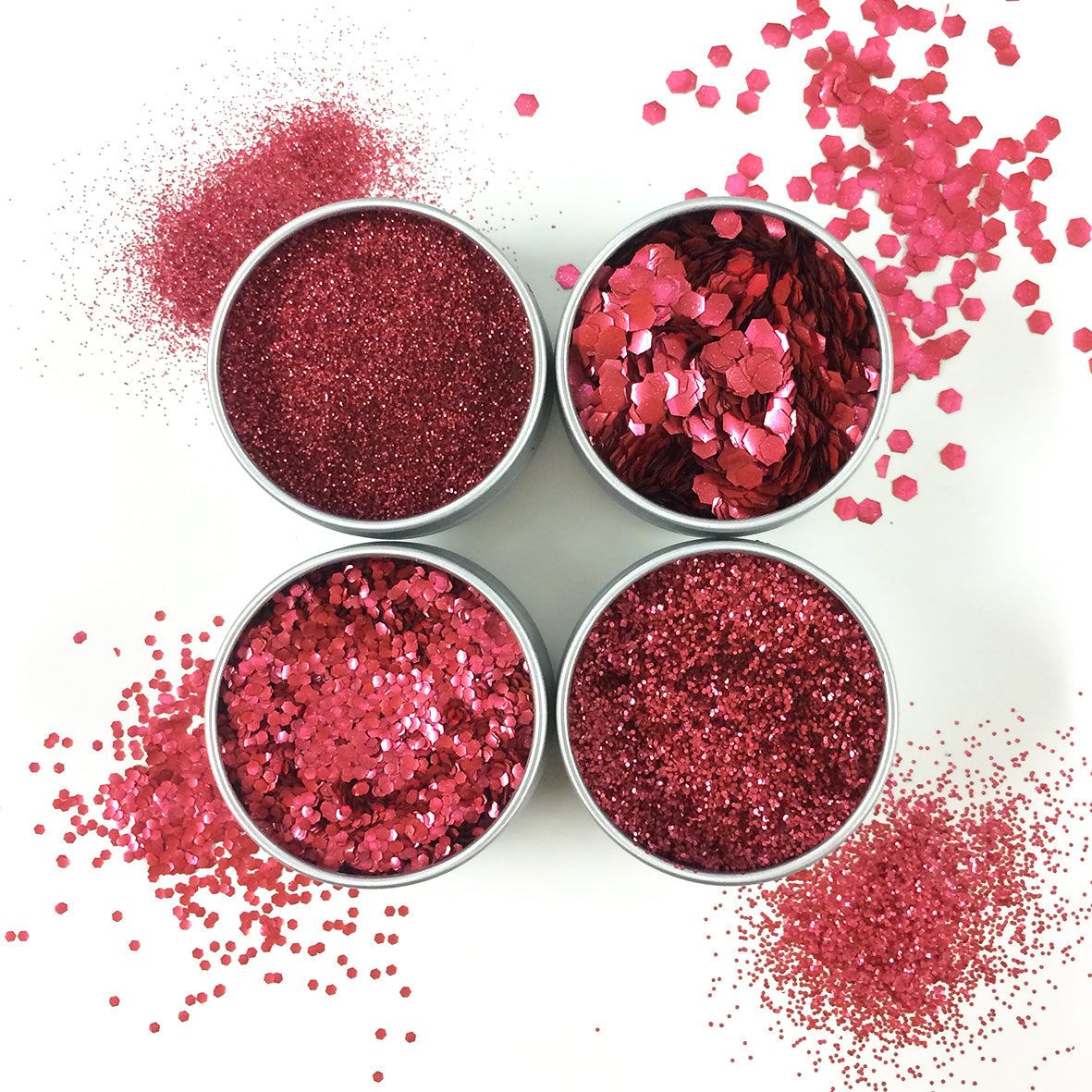 EcoStardust Blush Red Biodegradable Glitter - All Sizes - EcoStardust