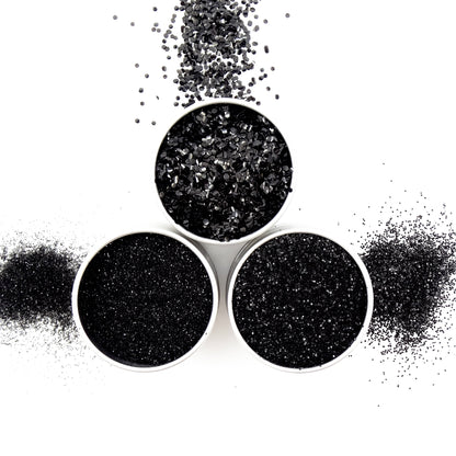 EcoStardust Black Biodegradable Glitter - All Sizes - EcoStardust