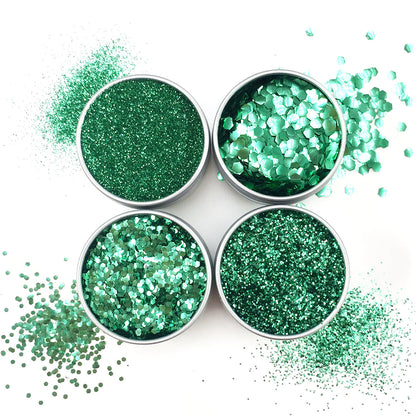 EcoStardust Emerald Biodegradable Glitter - All Sizes - EcoStardust