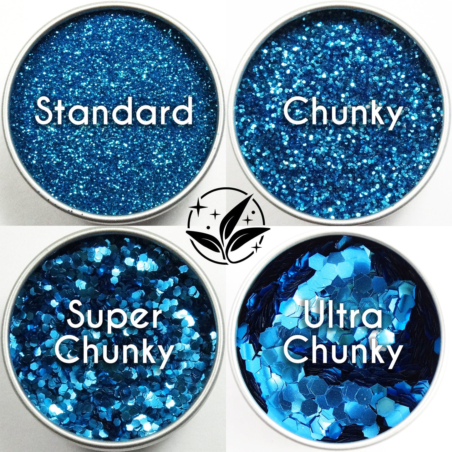 EcoStardust Blue Lagoon Biodegradable Glitter - All Sizes - EcoStardust