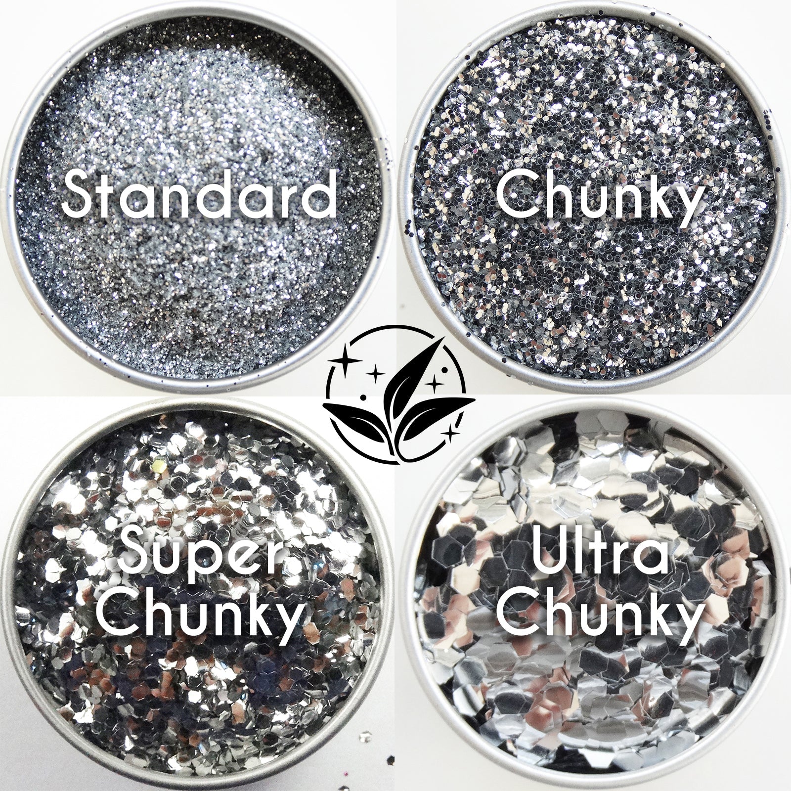 EcoStardust Silver Biodegradable Glitter - All Sizes - EcoStardust