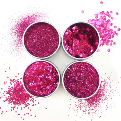 EcoStardust Magenta Biodegradable Glitter - All Sizes - EcoStardust