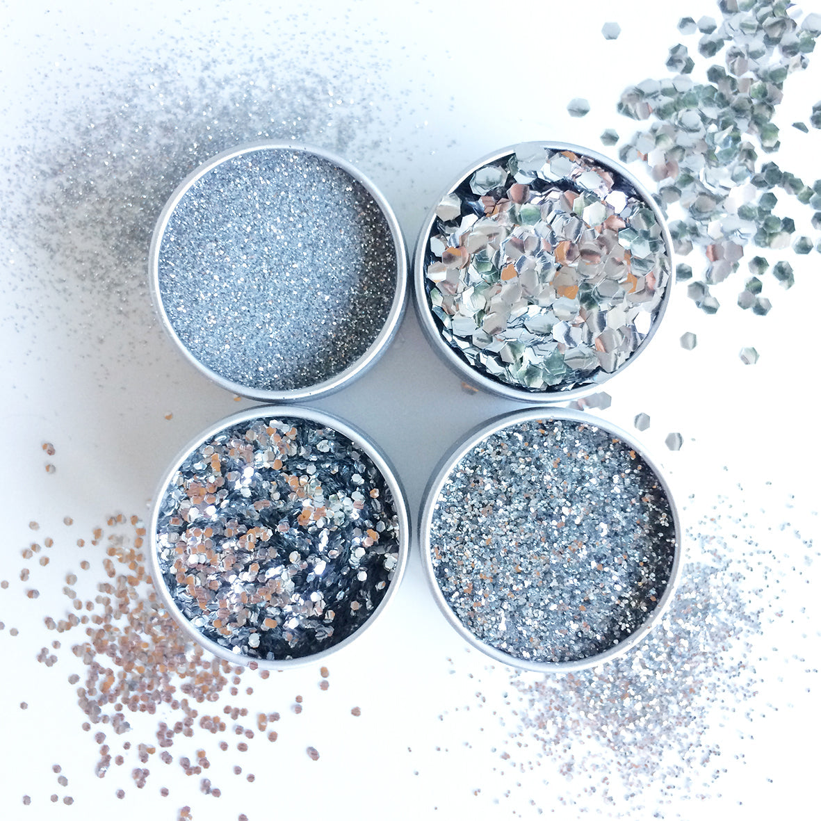 EcoStardust Silver Biodegradable Glitter - All Sizes - EcoStardust