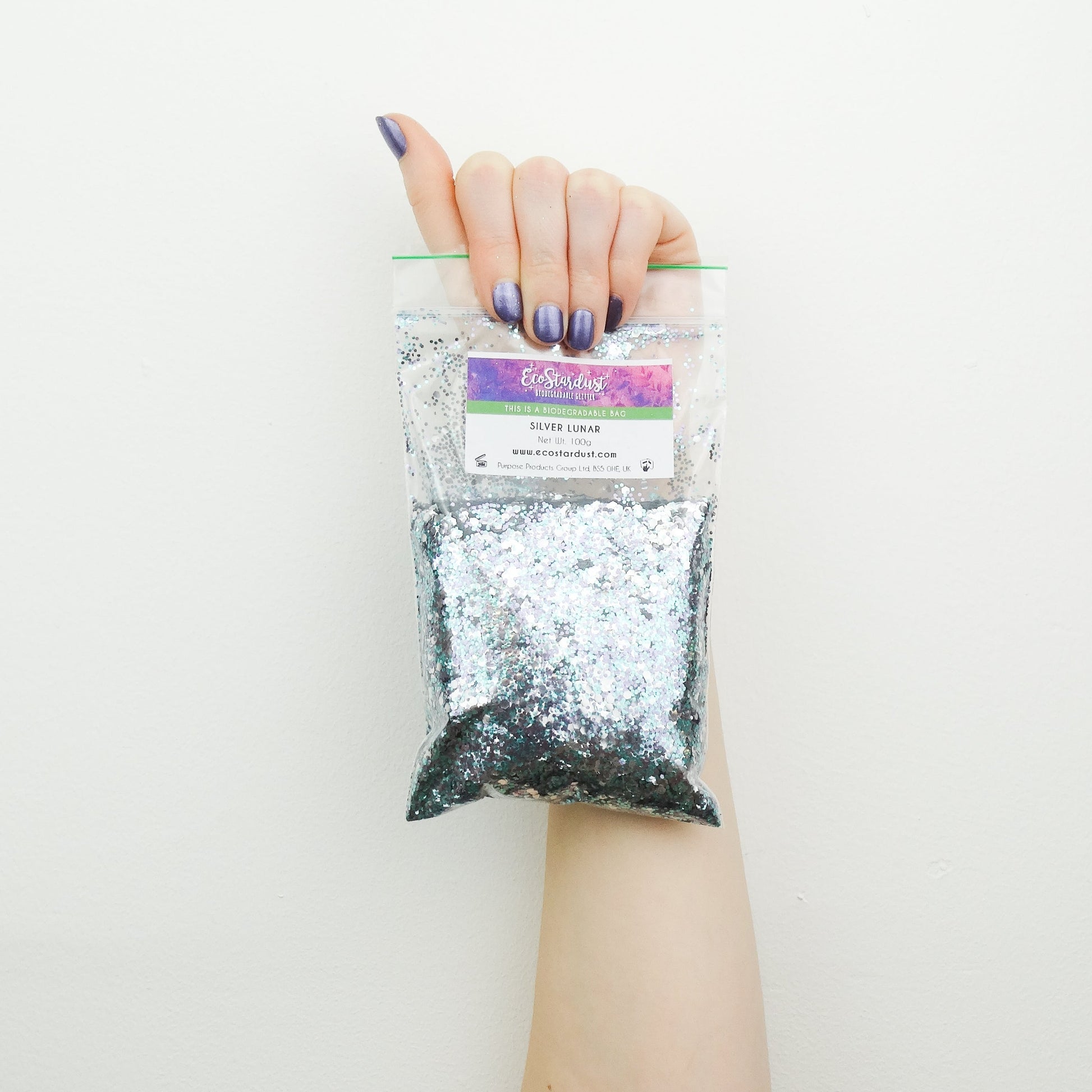 EcoStardust Silver Lunar Biodegradable Glitter - EcoStardust