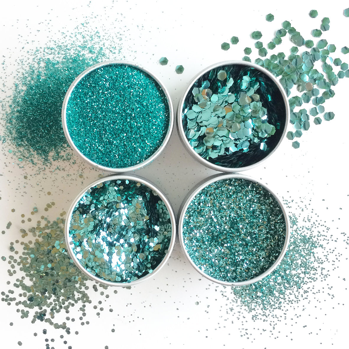 EcoStardust Turquoise Biodegradable Glitter - All Sizes - EcoStardust