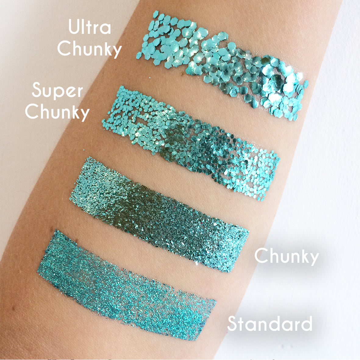 EcoStardust Turquoise Biodegradable Glitter - All Sizes - EcoStardust