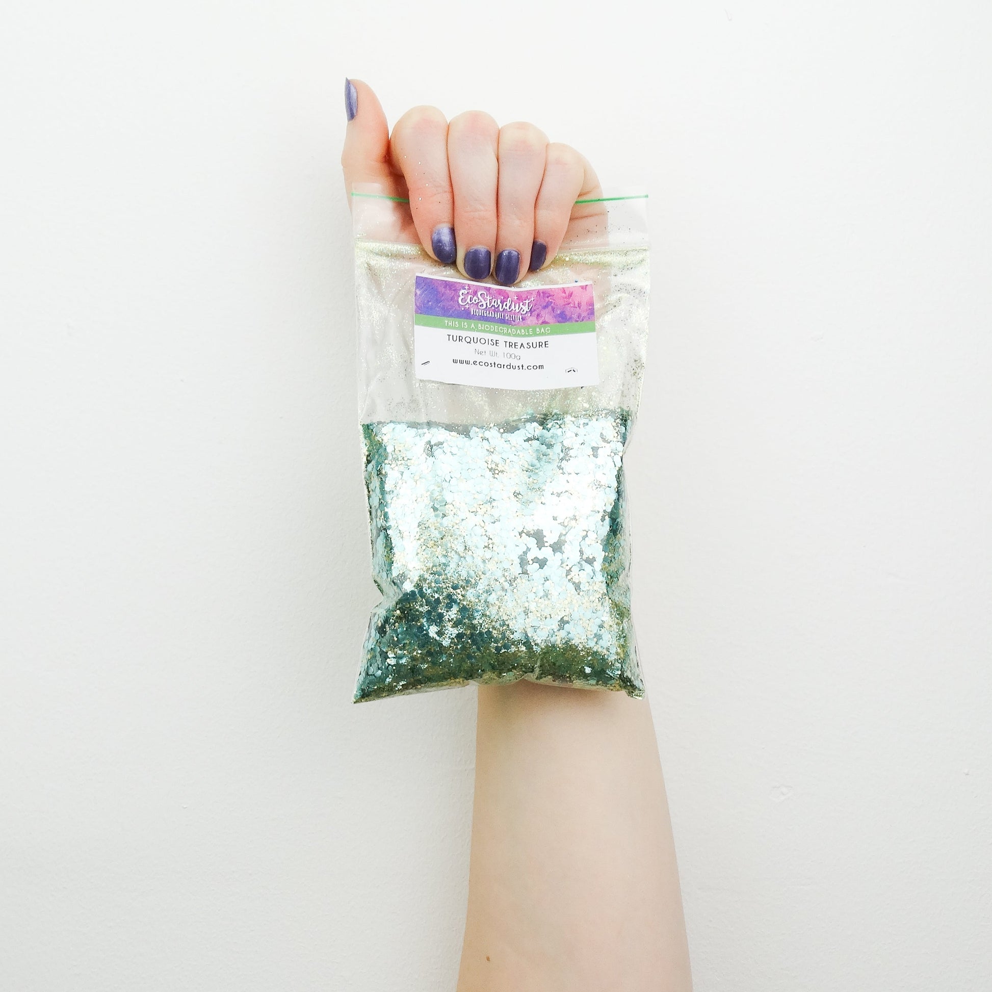 EcoStardust Turquoise Treasure Biodegradable Glitter - EcoStardust