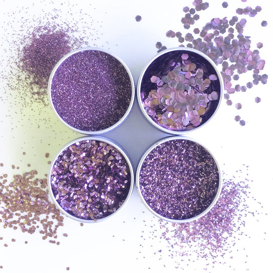 EcoStardust Violet Biodegradable Glitter - All Sizes - EcoStardust