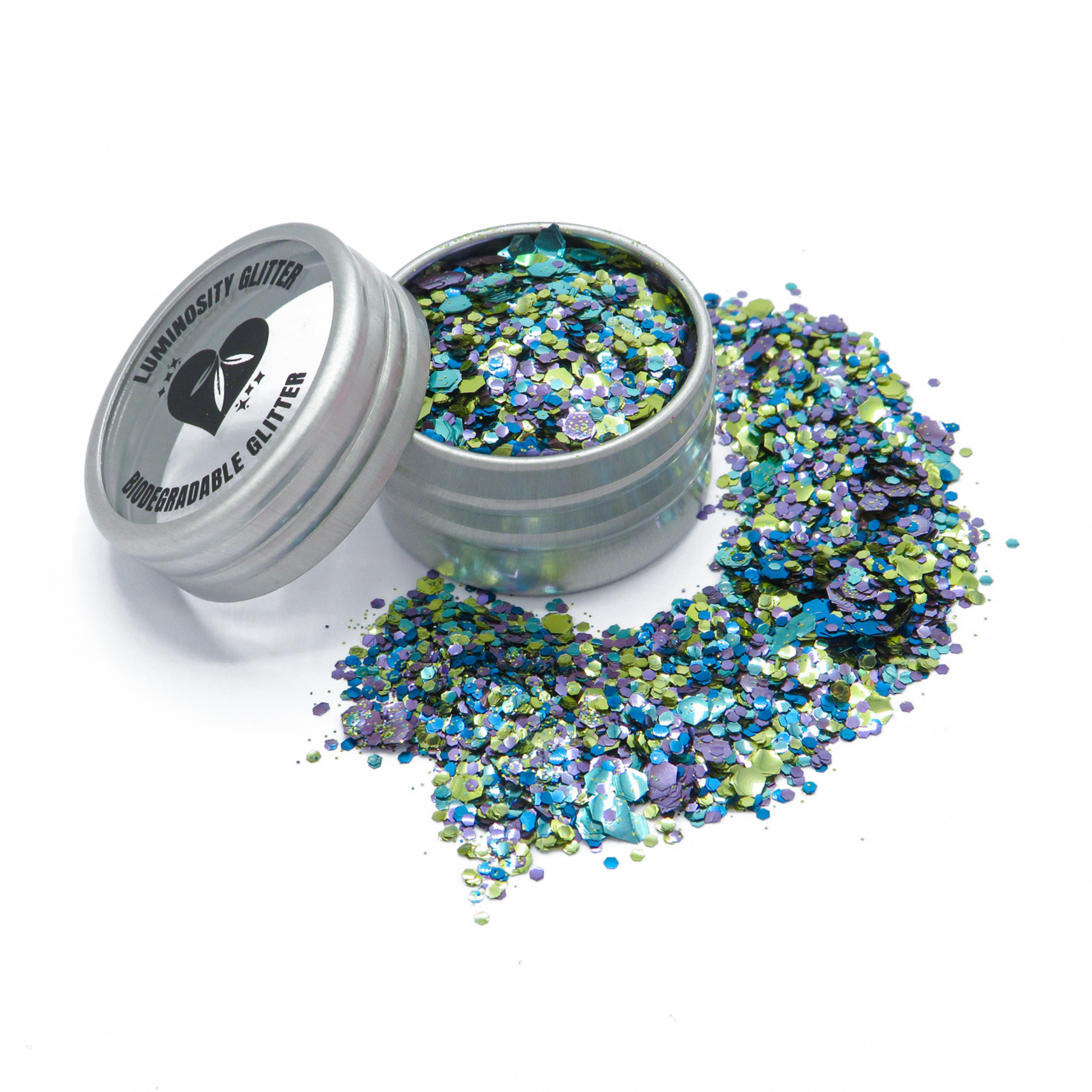 Luminosity Biodegradable Peacock Eco Glitter Blend